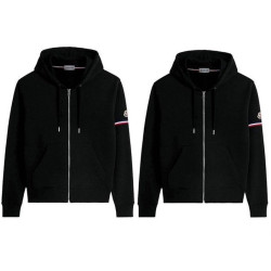 MONCLER 몽클레어  삼선 암밴딩 커플 후드 집업 자켓