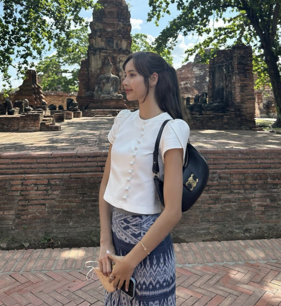 ●실사● 셀린느 미디엄 트리옹프 아바 백