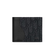 ●실사● 디올 오블리크 자카드 새들 컴팩트 반지갑