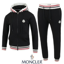 MONCLER 몽클레어 삼선 시보리 후드집업 셋업