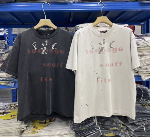 ENFANTS RICHES DÉPRIMÉS 앙팡리쉬데프리메 3710 틴에이지 스너프 필름 구제 워싱 반팔