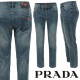 ●2월 판매 20위● PRADA 프라다 레드 삼각로고 슬림 일자진