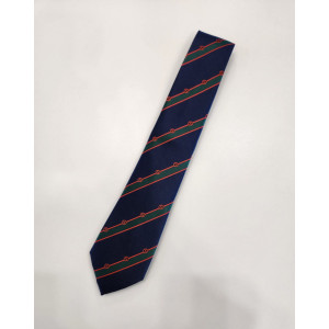 GUCCI 구찌 사선 GG로고 실크 넥타이