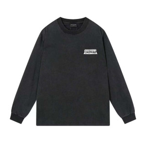 BALENCIAGA 발렌시아가 3295 마스킹 테이프 구제 워싱 롱 슬리브
