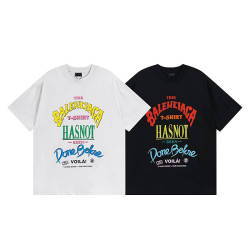 BALENCIAGA 발렌시아가 23130 던 로고 구제 워싱 반팔