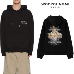 WOOYOUNGMI 우영미 샹들리에 그래픽 후드